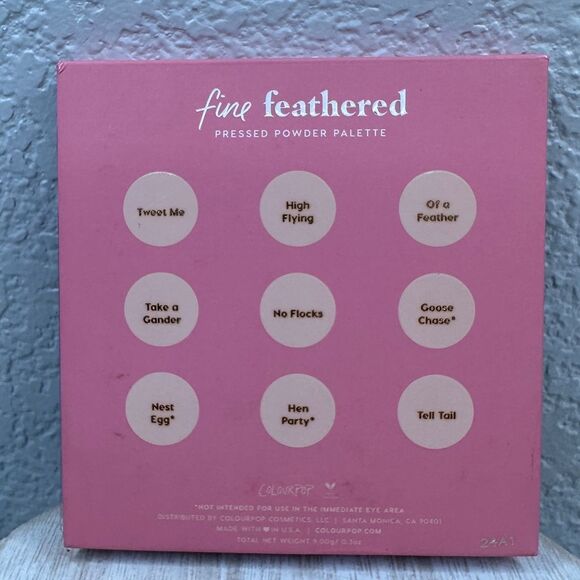 $15 ๐ ColourPop PaletteโFine Feathered ๐ 9 Shade Palette FULLโ SZ - Picture 3 of 6